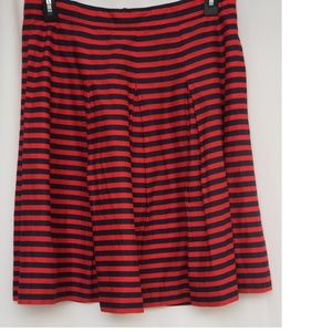 SALE J.Crew new striped wide pleated skirt 2